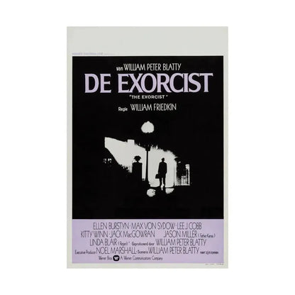 THE EXORCIST (BELGIAN) 1973 - Paper Movie Poster - The Sticker Space