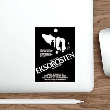 THE EXORCIST (DANISH) 1973 Movie Poster STICKER Vinyl Die-Cut Decal-The Sticker Space