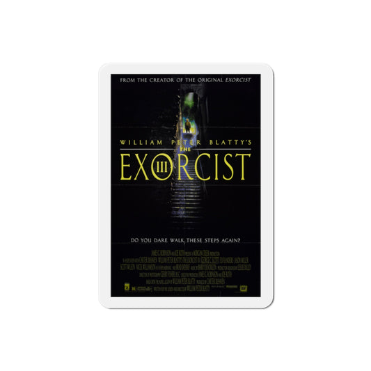 The Exorcist III 1990 Movie Poster Die-Cut Magnet-2" x 2"-The Sticker Space