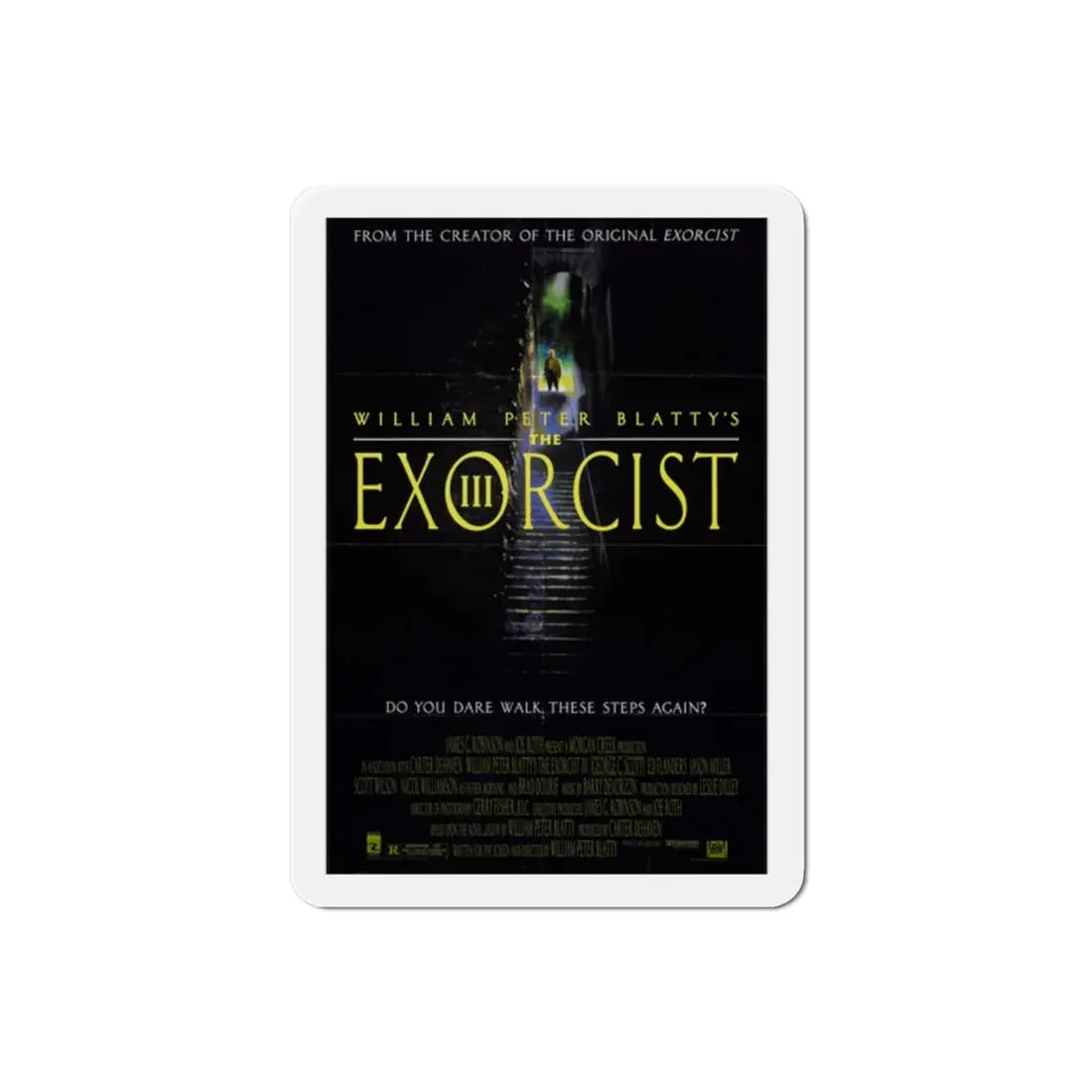 The Exorcist III 1990 Movie Poster Refrigerator Magnet 2 Inch - The Sticker Space