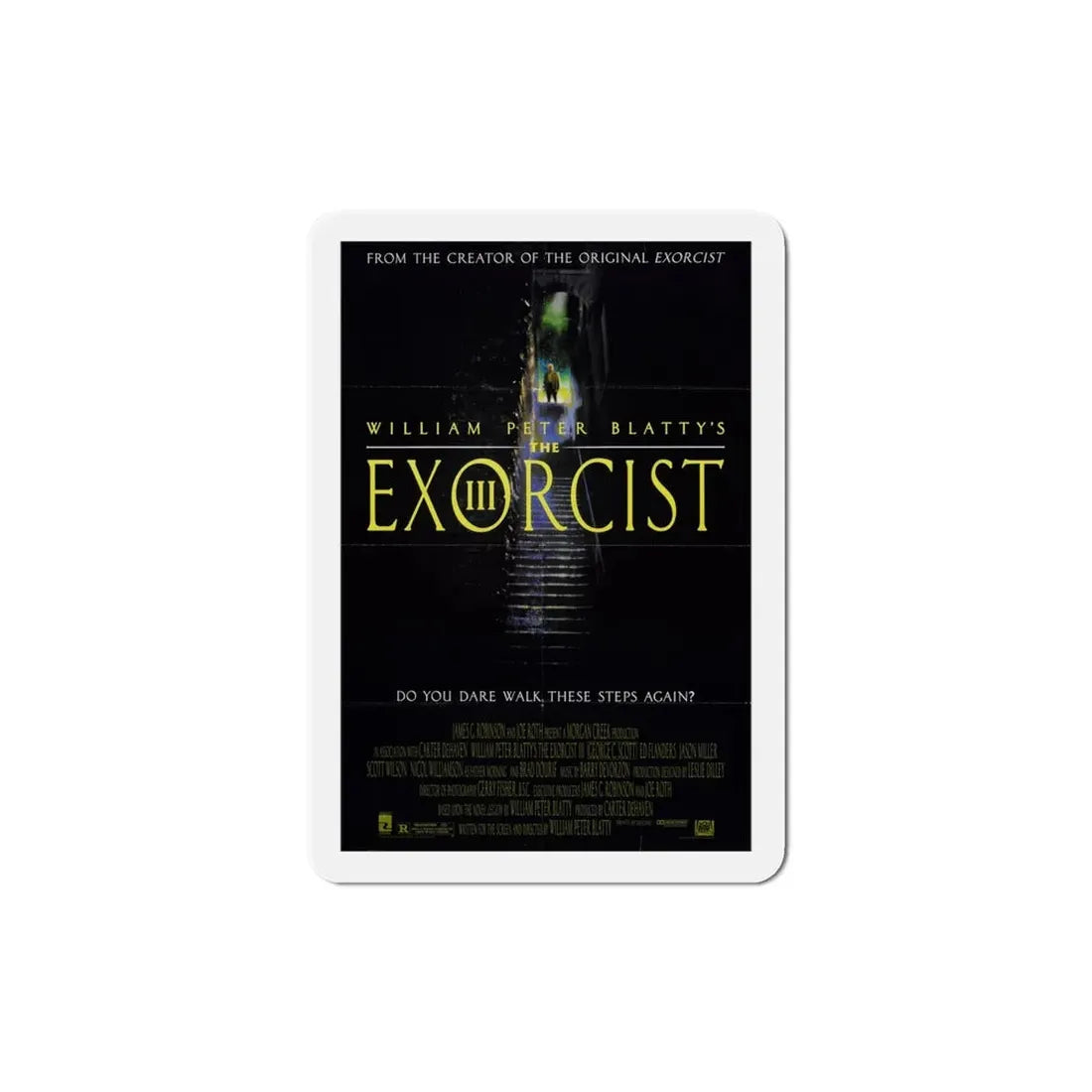 The Exorcist III 1990 Movie Poster Refrigerator Magnet 4 Inch - The Sticker Space