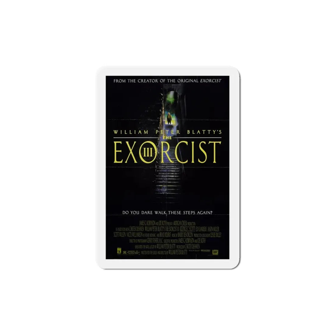 The Exorcist III 1990 Movie Poster Refrigerator Magnet 5 Inch - The Sticker Space