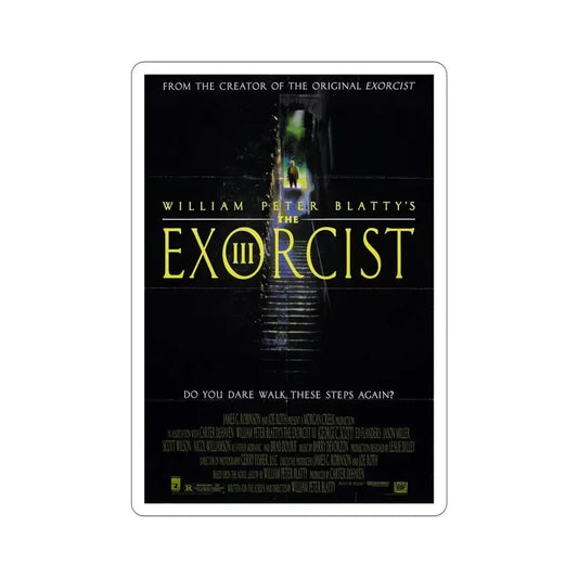 The Exorcist III 1990 Movie Poster STICKER Vinyl Die-Cut Decal 6 Inch - The Sticker Space