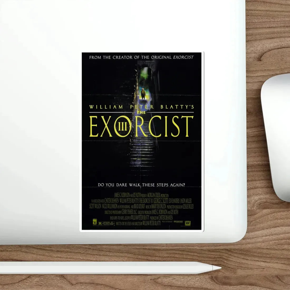 The Exorcist III 1990 Movie Poster STICKER Vinyl Die-Cut Decal - The Sticker Space