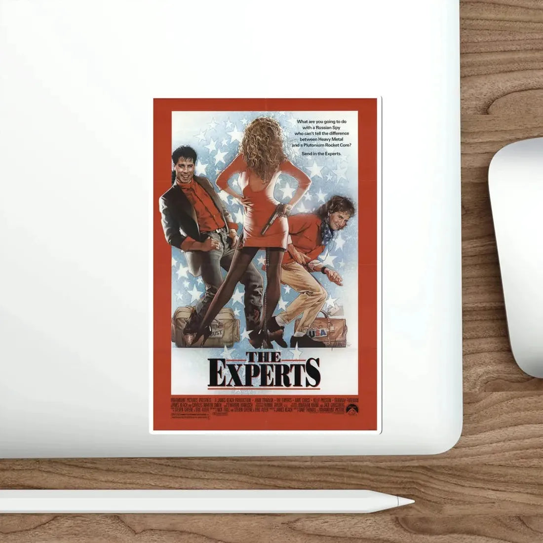 The Experts 1989 Movie Poster STICKER Vinyl Die-Cut Decal - The Sticker Space
