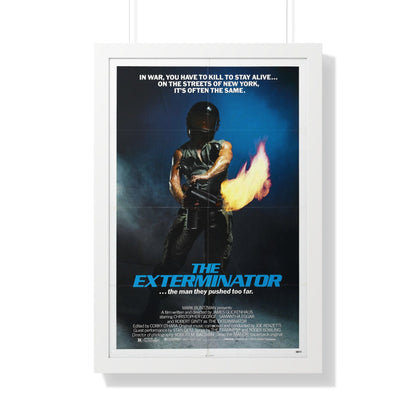 THE EXTERMINATOR 1980 - Framed Movie Poster-20" x 30"-The Sticker Space