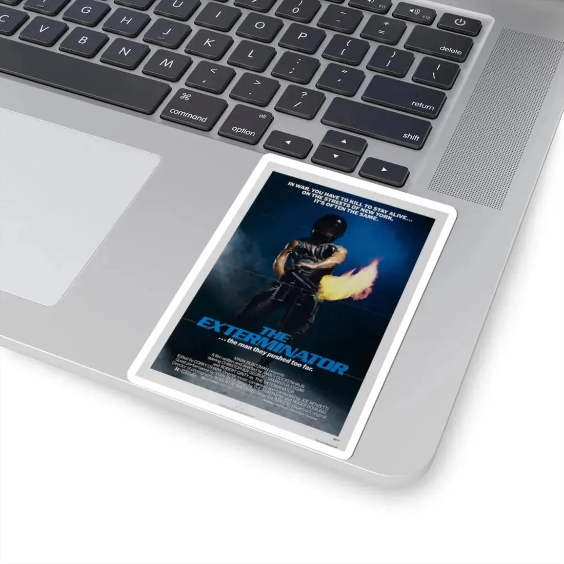 The Exterminator 1980 Movie Poster - STICKER Vinyl Kiss-Cut Decal - The Sticker Space