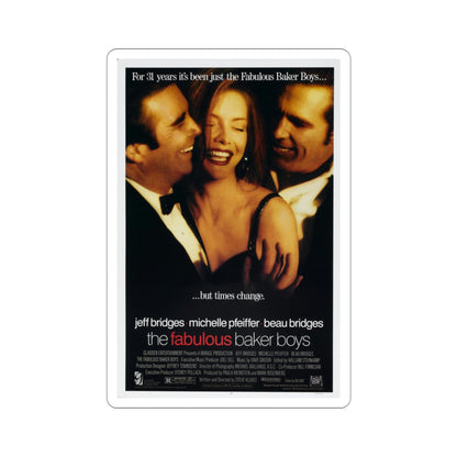 The Fabulous Baker Boys 1989 Movie Poster STICKER Vinyl Die-Cut Decal-3 Inch-The Sticker Space