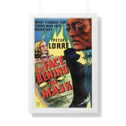 THE FACE BEHIND THE MASK 1941 - Framed Movie Poster-20" x 30"-The Sticker Space