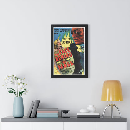 THE FACE BEHIND THE MASK 1941 - Framed Movie Poster-The Sticker Space