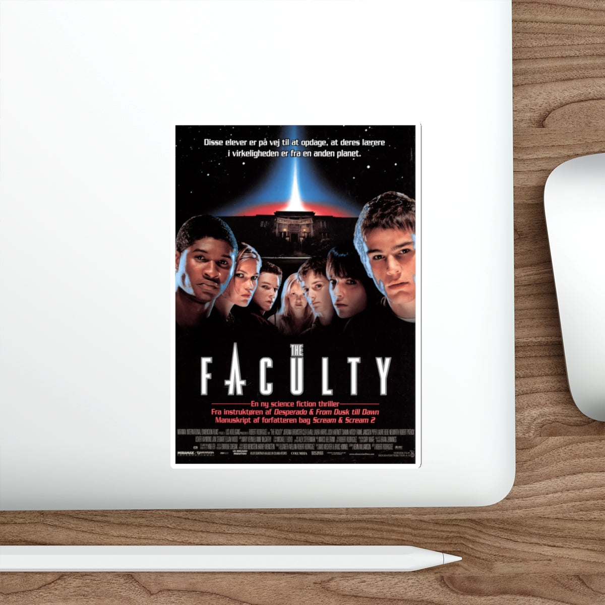 THE FACULTY (DANISH) 1998 Movie Poster STICKER Vinyl Die-Cut Decal-The Sticker Space