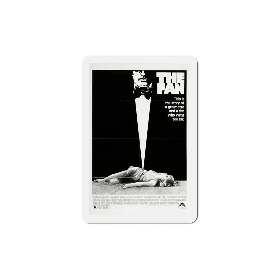 The Fan 1981 Movie Poster Refrigerator Magnet 4 Inch - The Sticker Space