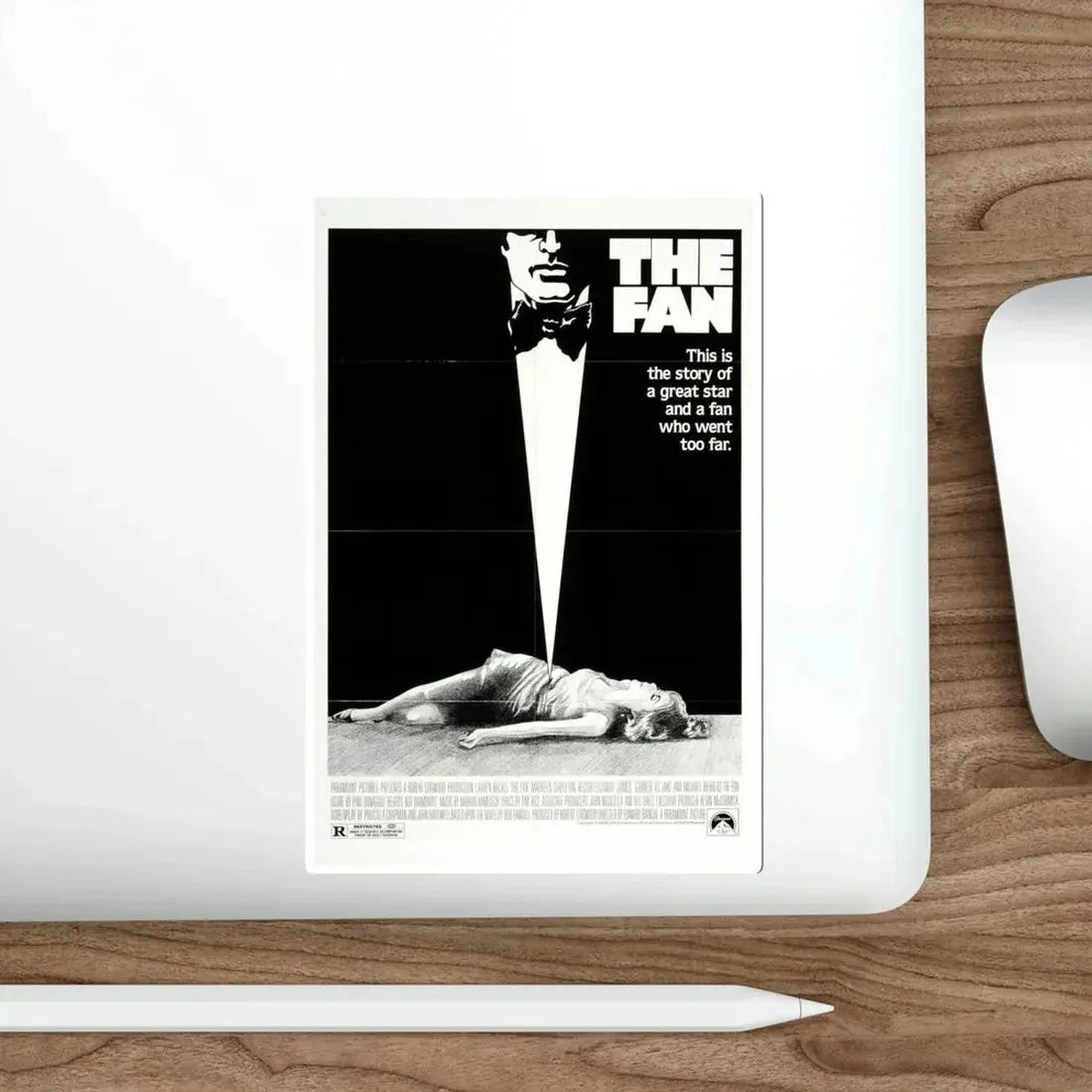 The Fan 1981 Movie Poster STICKER Vinyl Die-Cut Decal - The Sticker Space