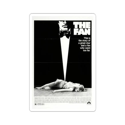 The Fan 1981 Movie Poster - STICKER Vinyl Kiss-Cut Decal 2 Inch White - The Sticker Space
