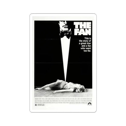The Fan 1981 Movie Poster - STICKER Vinyl Kiss-Cut Decal 3 Inch White - The Sticker Space
