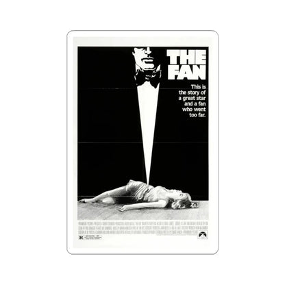 The Fan 1981 Movie Poster - STICKER Vinyl Kiss-Cut Decal 6 Inch White - The Sticker Space