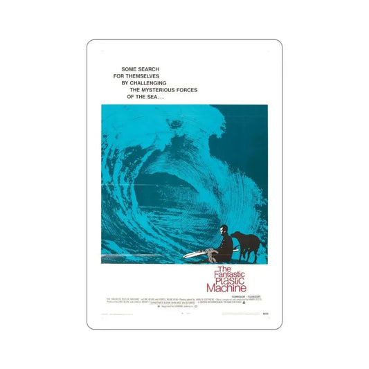 The Fantastic Plastic Machine 1969 Movie Poster STICKER Vinyl Die-Cut Decal 6 Inch - The Sticker Space