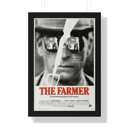THE FARMER 1977 - Framed Movie Poster 16″ x 24″ Black - The Sticker Space
