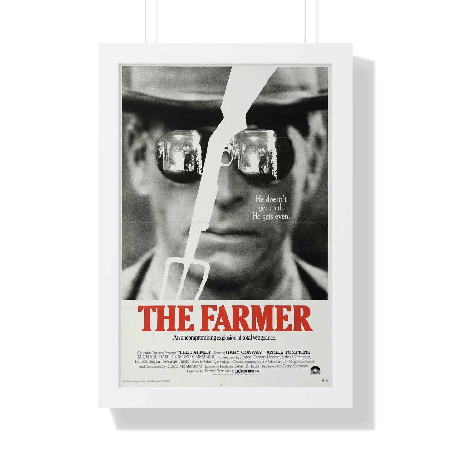 THE FARMER 1977 - Framed Movie Poster-16″ x 24″-The Sticker Space