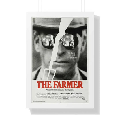 THE FARMER 1977 - Framed Movie Poster 16″ x 24″ White - The Sticker Space