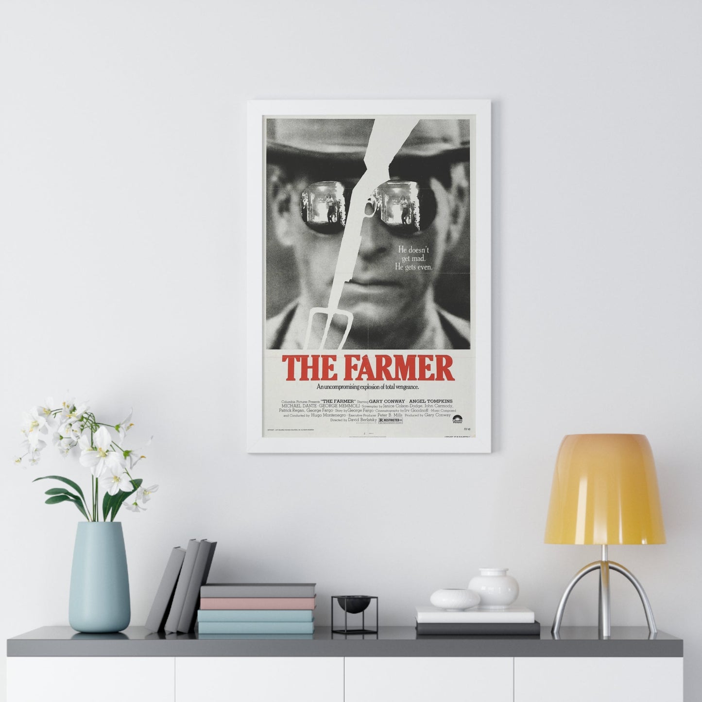 THE FARMER 1977 - Framed Movie Poster-The Sticker Space