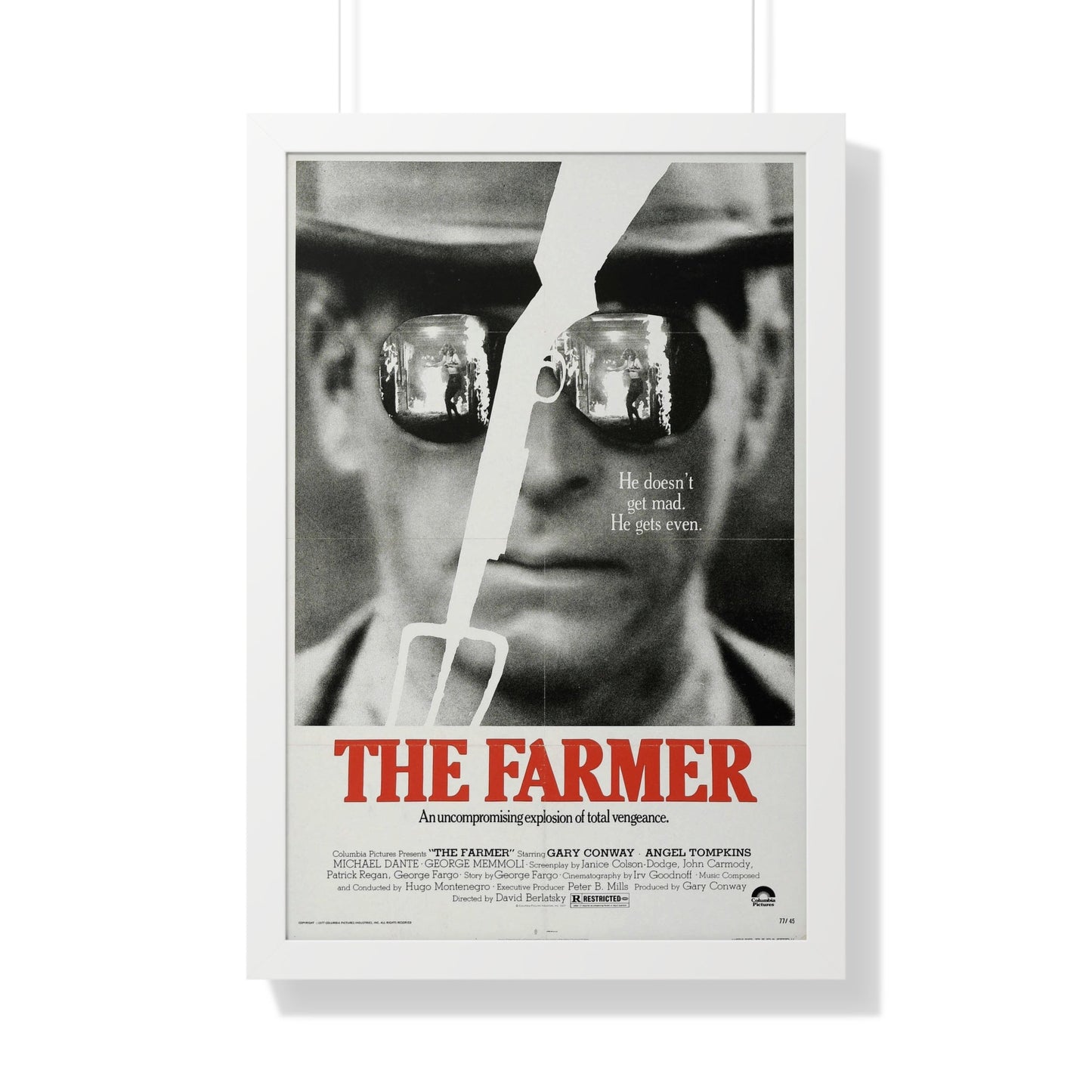 THE FARMER 1977 - Framed Movie Poster-20" x 30"-The Sticker Space