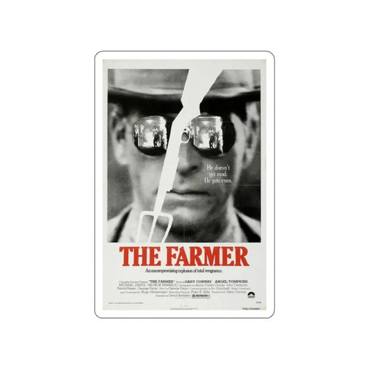 THE FARMER 1977 Movie Poster STICKER Vinyl Die-Cut Decal 2 Inch - The Sticker Space