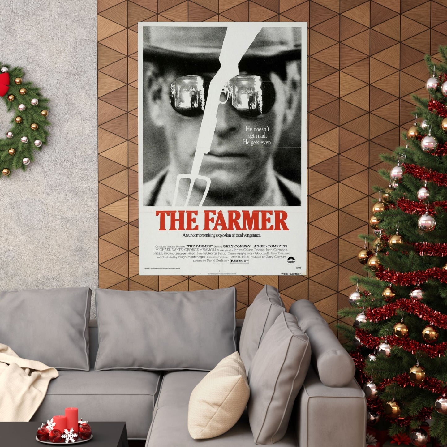 THE FARMER 1977 - Paper Movie Poster-The Sticker Space