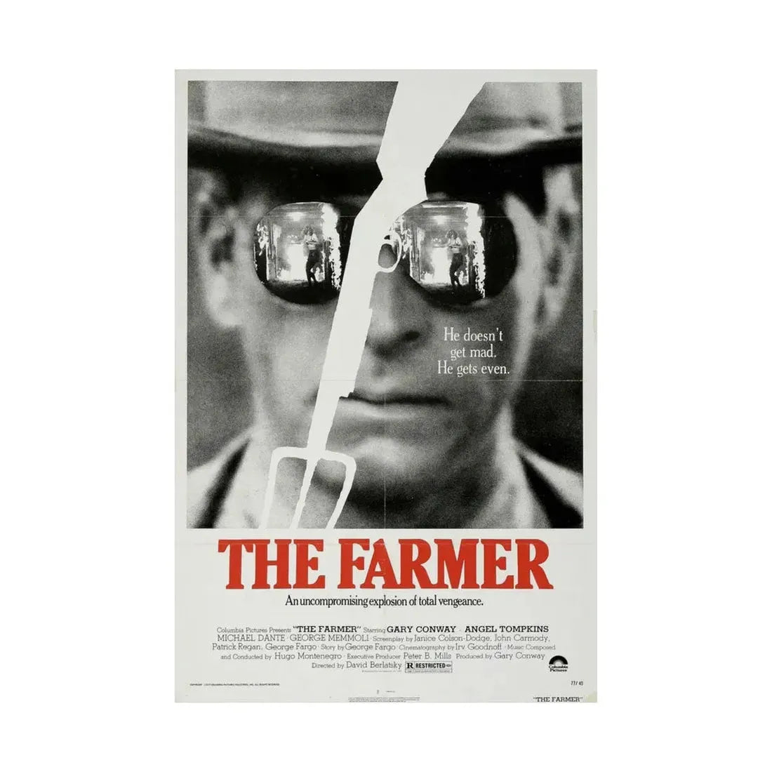 THE FARMER 1977 - Paper Movie Poster - The Sticker Space
