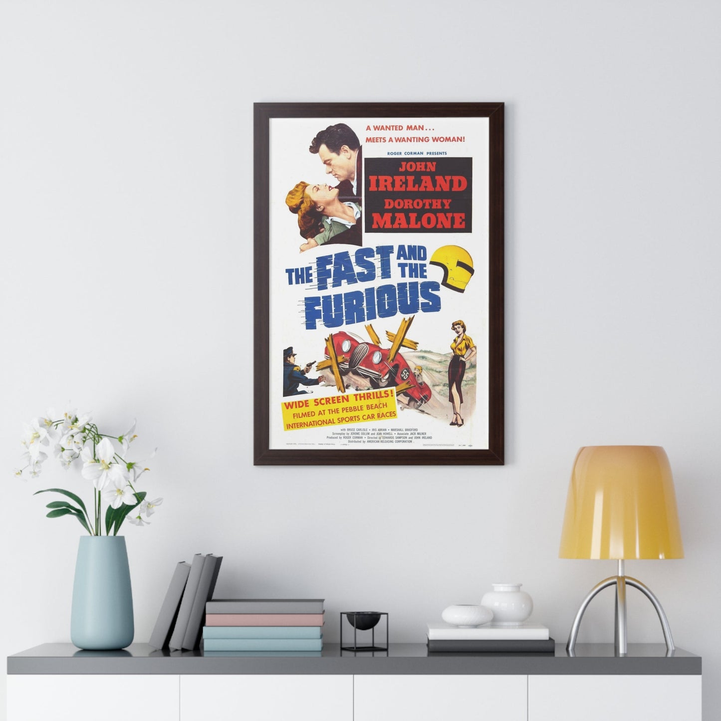 THE FAST AND THE FURIOUS 1954 - Framed Movie Poster-The Sticker Space