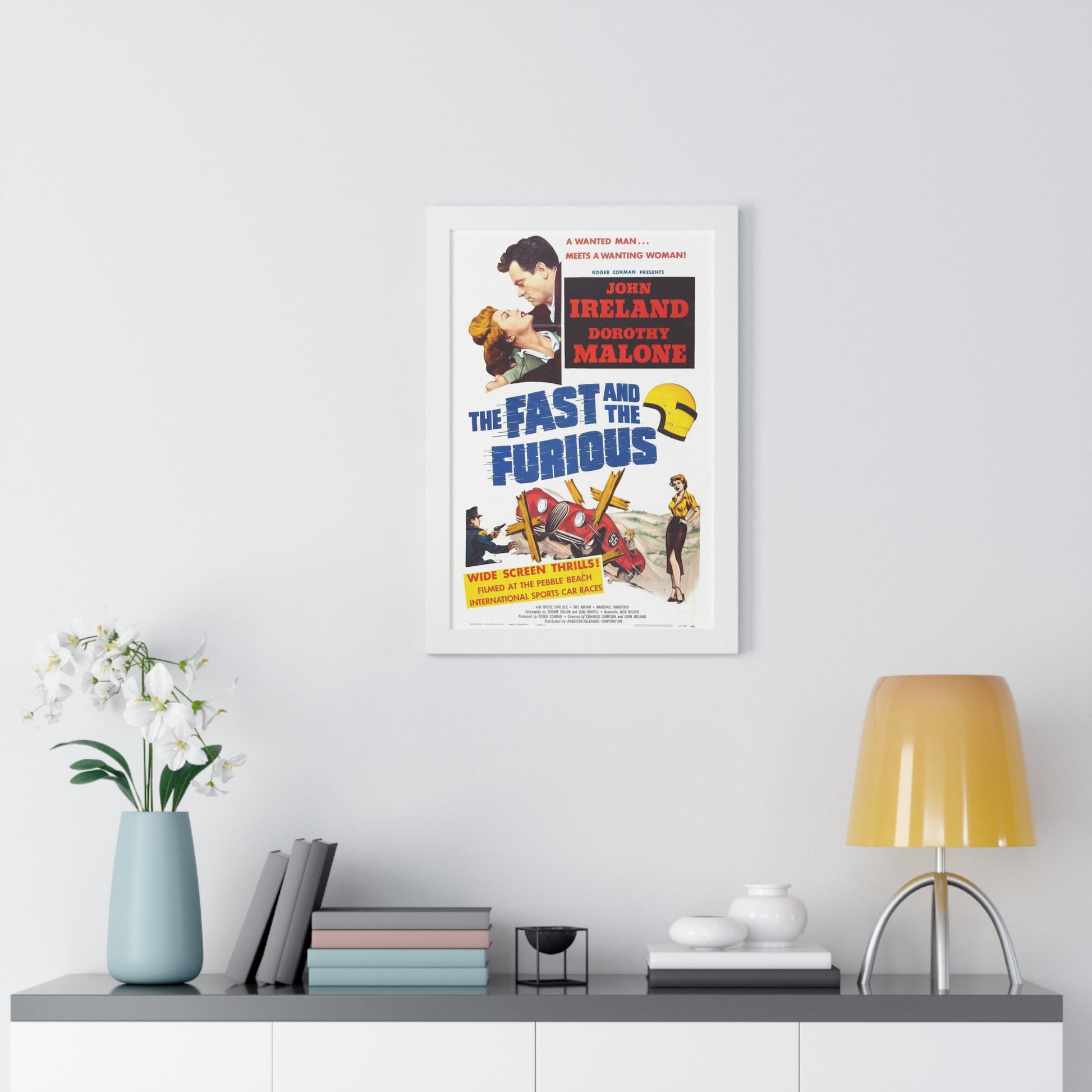 THE FAST AND THE FURIOUS 1954 - Framed Movie Poster-The Sticker Space