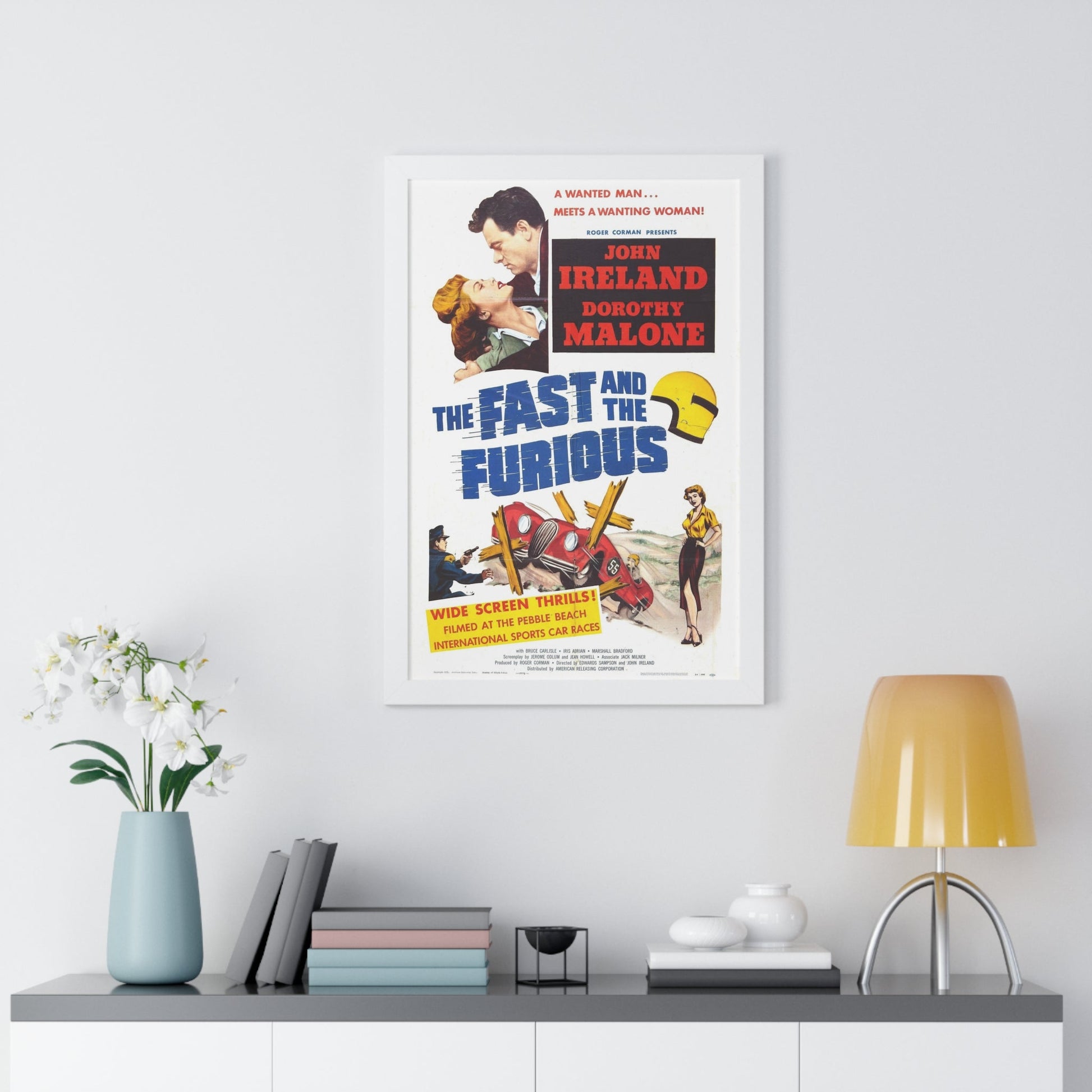 THE FAST AND THE FURIOUS 1954 - Framed Movie Poster-The Sticker Space