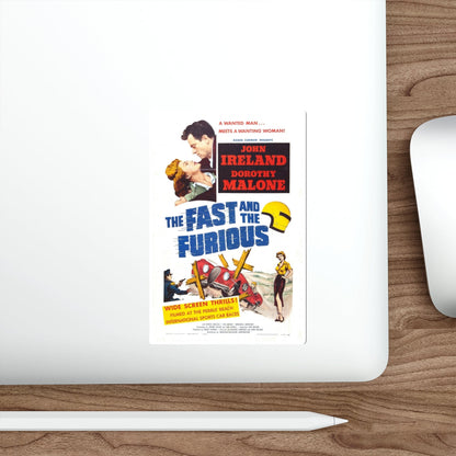 THE FAST AND THE FURIOUS 1954 Movie Poster STICKER Vinyl Die-Cut Decal-The Sticker Space