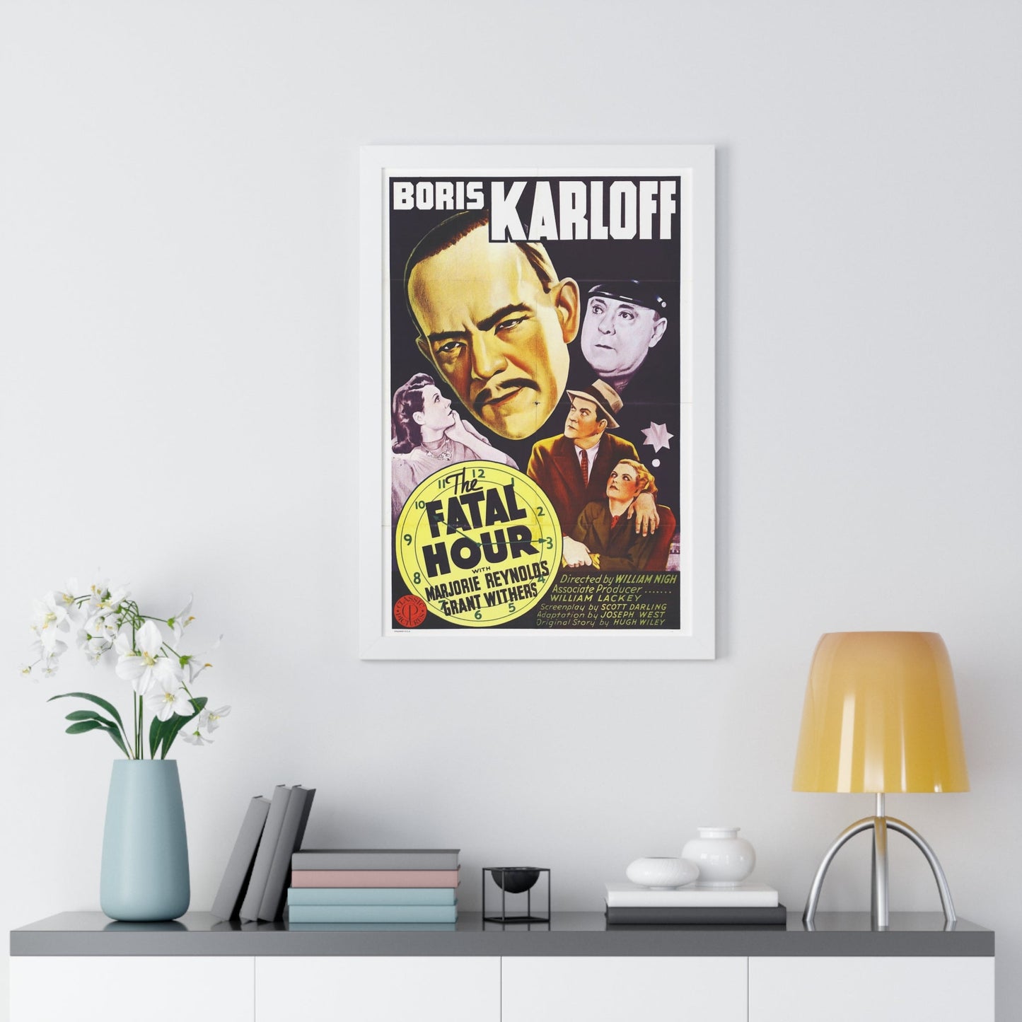 THE FATAL HOUR 1940 - Framed Movie Poster-The Sticker Space