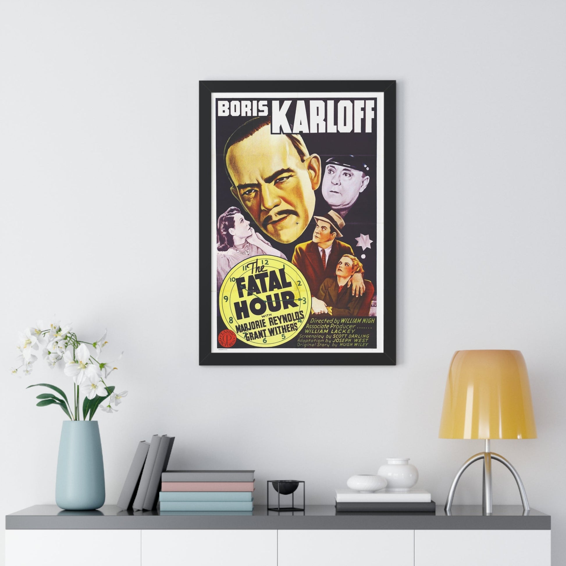 THE FATAL HOUR 1940 - Framed Movie Poster-The Sticker Space