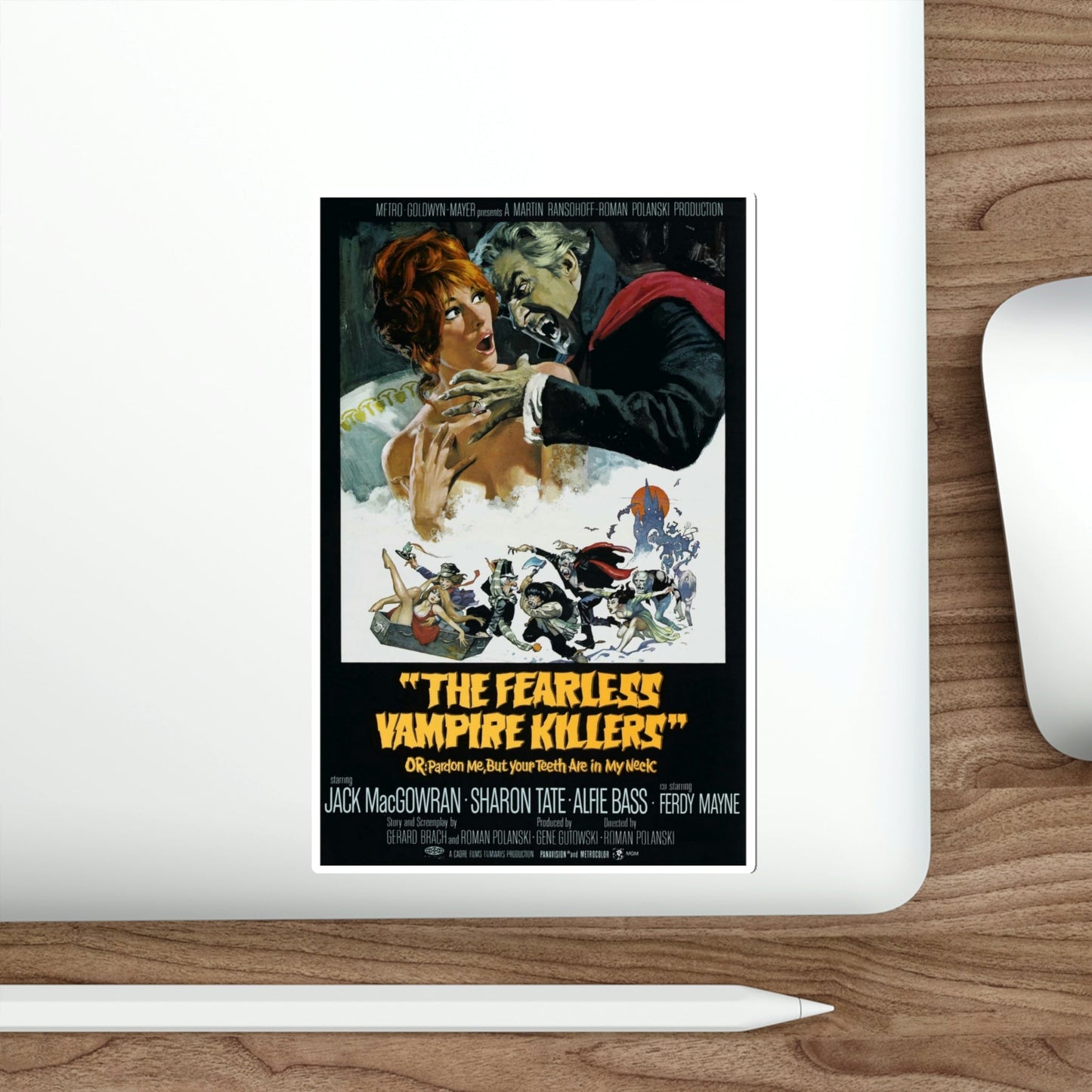 The Fearless Vampire Killers 1967 Movie Poster STICKER Vinyl Die-Cut Decal-The Sticker Space