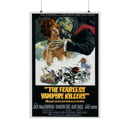 THE FEARLESS VAMPIRE KILLERS - OR PARDON ME, BUT YOUR TEETH ARE IN MY NECK 1967 - Paper Movie Poster 24″ x 36″ Matte - The Sticker Space
