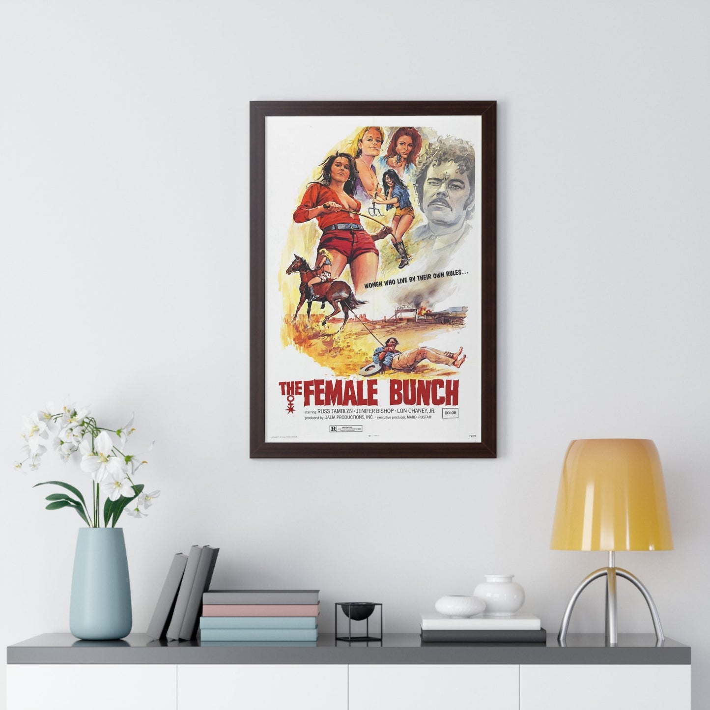 THE FEMALE BUNCH 1969 - Framed Movie Poster-The Sticker Space