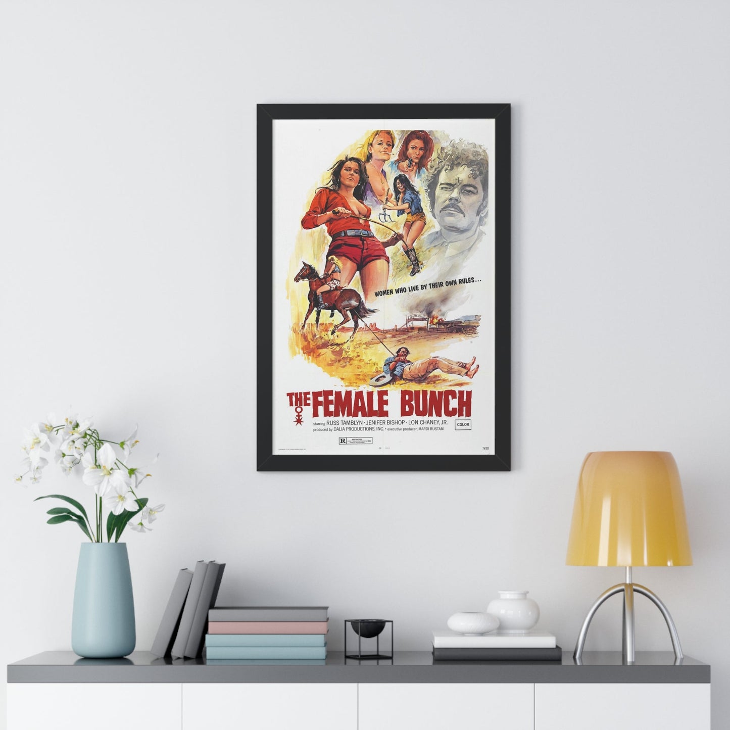 THE FEMALE BUNCH 1969 - Framed Movie Poster-The Sticker Space