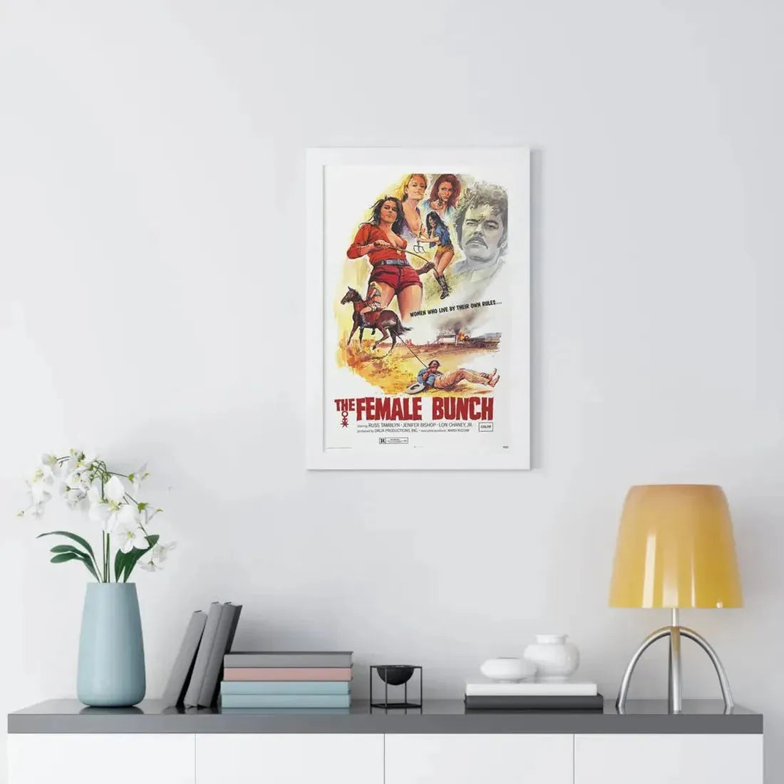 THE FEMALE BUNCH 1969 - Framed Movie Poster - The Sticker Space