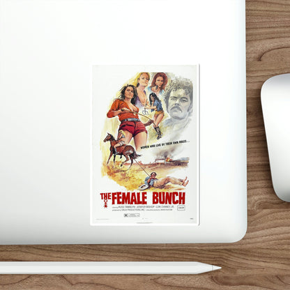 The Female Bunch 1971 Movie Poster STICKER Vinyl Die-Cut Decal-The Sticker Space