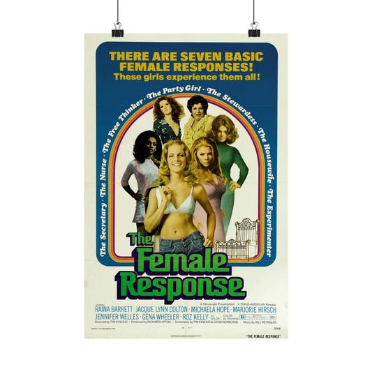 THE FEMALE RESPONSE 1973 - Paper Movie Poster-12″ x 18″-The Sticker Space