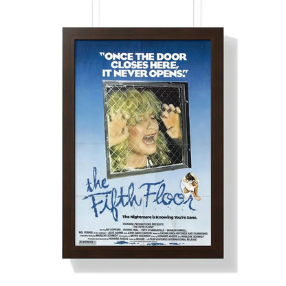 THE FIFTH FLOOR 1978 - Framed Movie Poster 16″ x 24″ Walnut - The Sticker Space