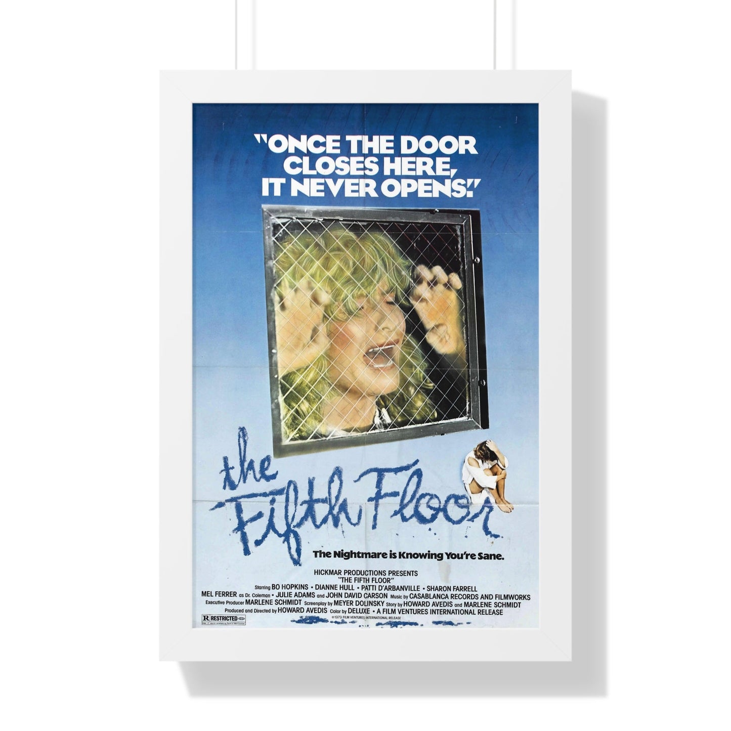 THE FIFTH FLOOR 1978 - Framed Movie Poster-16″ x 24″-The Sticker Space