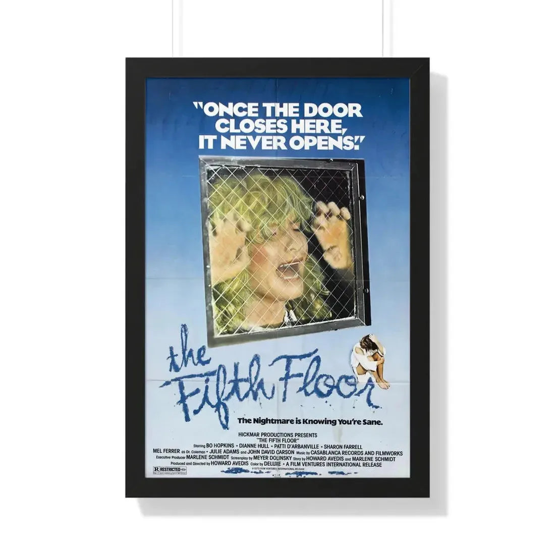 THE FIFTH FLOOR 1978 - Framed Movie Poster 20" x 30" Black - The Sticker Space