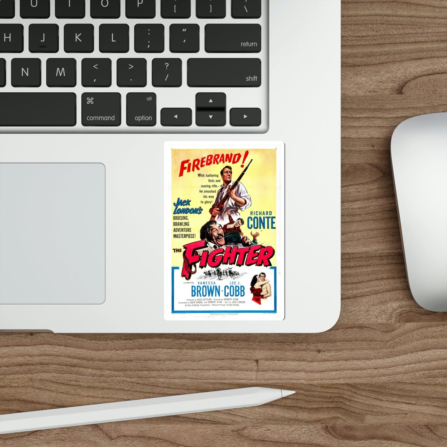 The Fighter 1952 Movie Poster STICKER Vinyl Die-Cut Decal-The Sticker Space