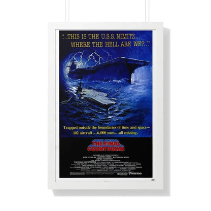 THE FINAL COUNTDOWN 1980 - Framed Movie Poster 20" x 30" White - The Sticker Space