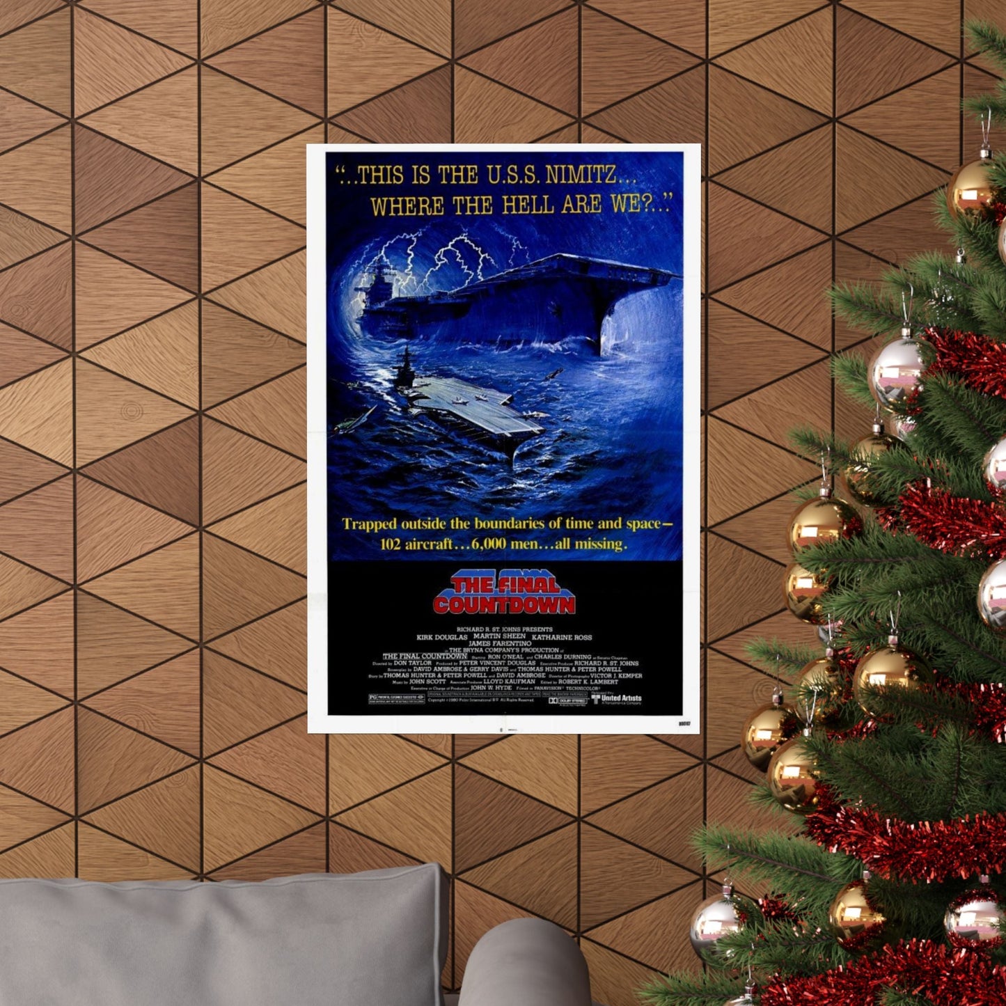 THE FINAL COUNTDOWN 1980 - Paper Movie Poster-The Sticker Space