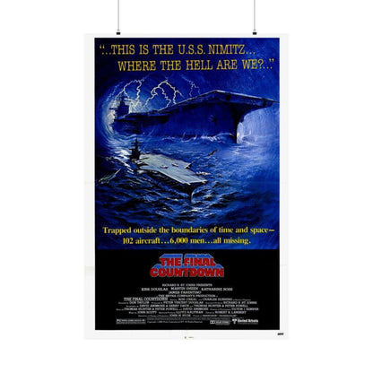 THE FINAL COUNTDOWN 1980 - Paper Movie Poster-36" x 54"-The Sticker Space