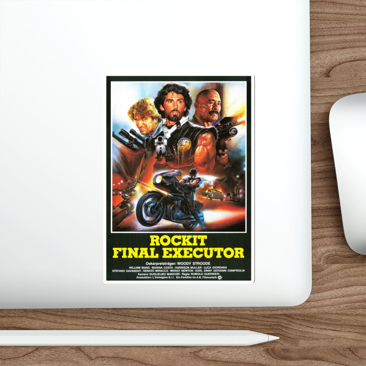 THE FINAL EXECUTIONER 1984 Movie Poster STICKER Vinyl Die-Cut Decal-The Sticker Space